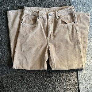 Khaki corduroy empyre pants